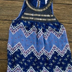 Beaded Sleeveless Dress